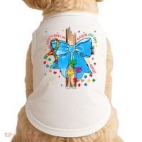 Autism Awareness Autistic God Save Faith  Doggie Tank thumb 0