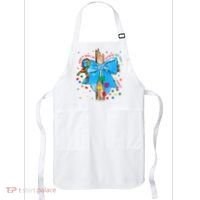 Autism Awareness Autistic God Save Faith  Apron thumb 0