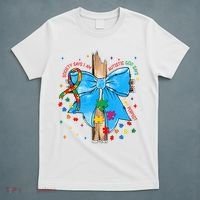 Autism Awareness Autistic God Save Faith  T-Shirt thumb 5