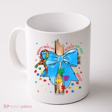 Autism Awareness Autistic God Save Faith  Coffee Mug