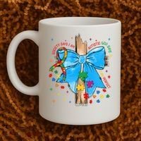 Autism Awareness Autistic God Save Faith  Coffee Mug thumb 2