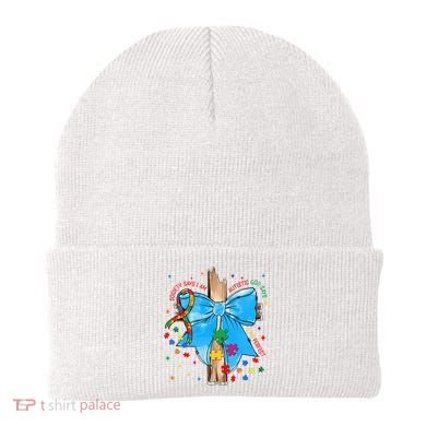 Autism Awareness Autistic God Save Faith  Beanie