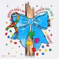 Autism Awareness Autistic God Save Faith  Beanie thumb 2
