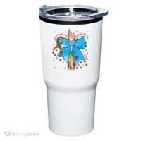 Autism Awareness Autistic God Save Faith  Tumbler thumb 0