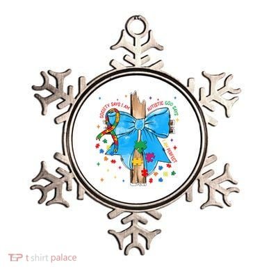 Autism Awareness Autistic God Save Faith  Ornament