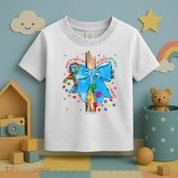Autism Awareness Autistic God Save Faith  Toddler T-Shirt thumb 3