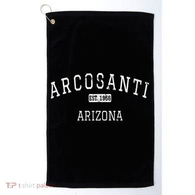 Arcosanti Arizona AZ Vintage Golf Towel