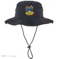 Axolotl Autism Awareness Bucket Hat thumb 0