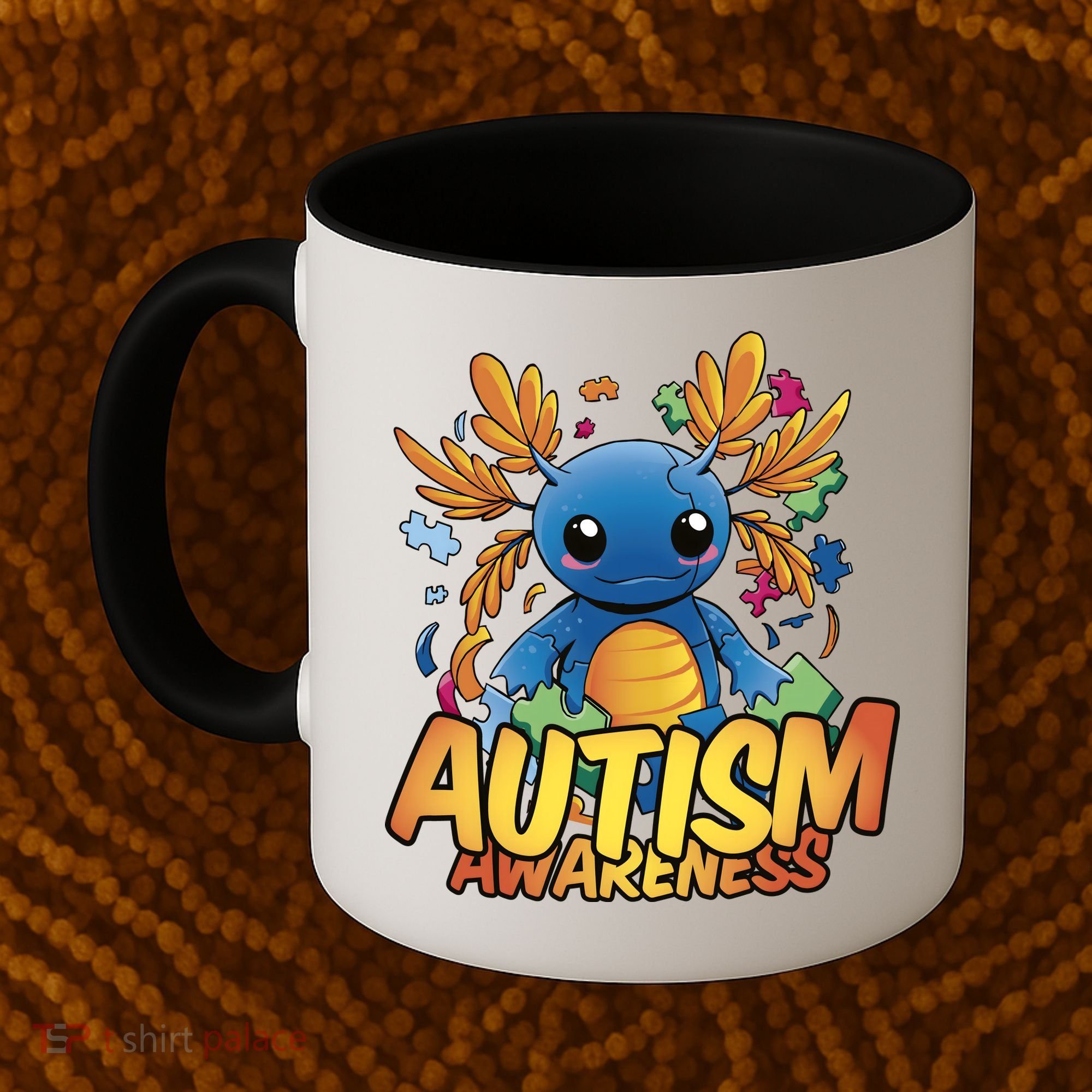 Axolotl Autism Awareness Coffee Mug