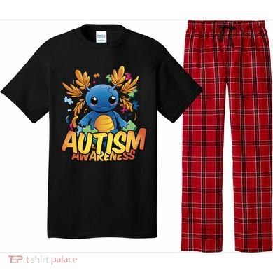 Axolotl Autism Awareness Pajama Set