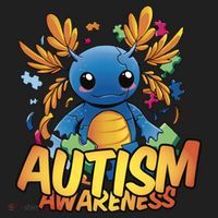 Axolotl Autism Awareness Hat thumb 2