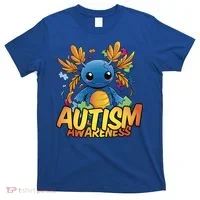 Axolotl Autism Awareness T-Shirt thumb 0