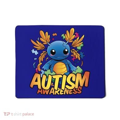 Axolotl Autism Awareness Mousepad