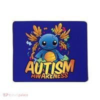 Axolotl Autism Awareness Mousepad thumb 0