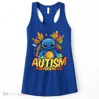 Axolotl Autism Awareness Women's Tank Top thumb 0