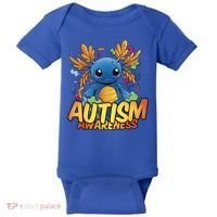 Axolotl Autism Awareness Baby Bodysuit thumb 0