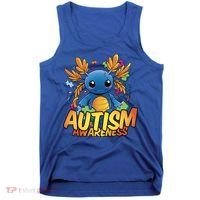 Axolotl Autism Awareness Tank Top thumb 0