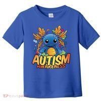 Axolotl Autism Awareness Toddler T-Shirt thumb 0
