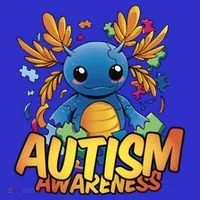 Axolotl Autism Awareness Women's Long Sleeve Shirt thumb 2
