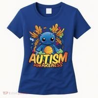 Axolotl Autism Awareness Women's T-Shirt thumb 0
