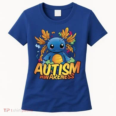 Axolotl Autism Awareness Women's T-Shirt