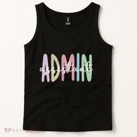 Admin Assistant Appreciation Administrative Assistant Tank Top thumb 2