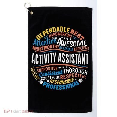 Activity Assistant Appreciation Activity Professionals Week Golf Towel