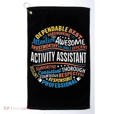 Activity Assistant Appreciation Activity Professionals Week Golf Towel