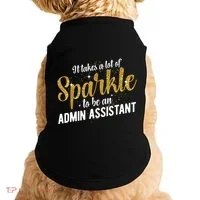 Admin Assistant Appreciation Administrative Assistant Doggie Tank thumb 0