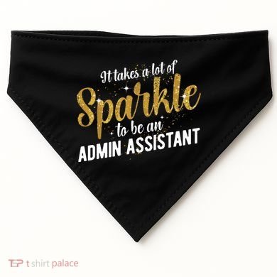 Admin Assistant Appreciation Administrative Assistant USA-Made Doggie Bandana