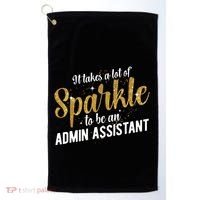 Admin Assistant Appreciation Administrative Assistant Golf Towel thumb 0