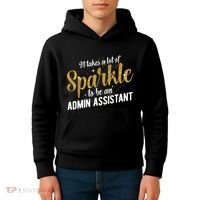Admin Assistant Appreciation Administrative Assistant Kids Hoodie thumb 4