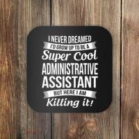 Administrative Assistant Admin Assistant Day Gift Coaster thumb 0