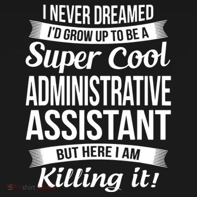 Administrative Assistant Admin Assistant Day Gift 16 in Basic Backpack