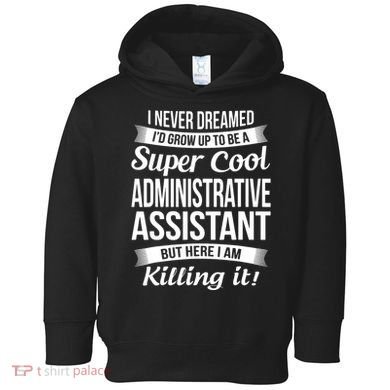 Administrative Assistant Admin Assistant Day Gift Toddler Hoodie