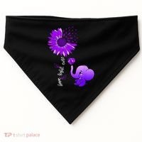 Alzheimers Awareness USA-Made Doggie Bandana thumb 0