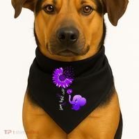 Alzheimers Awareness USA-Made Doggie Bandana thumb 1