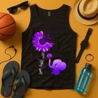 Alzheimers Awareness Tank Top thumb 4
