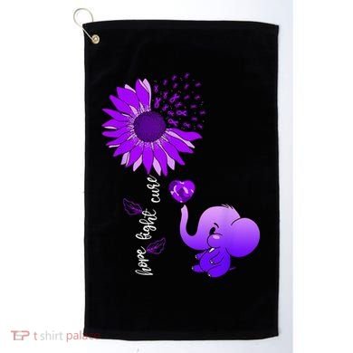 Alzheimers Awareness Golf Towel