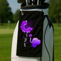 Alzheimers Awareness Golf Towel thumb 2