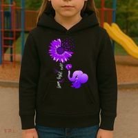 Alzheimers Awareness Kids Hoodie thumb 3