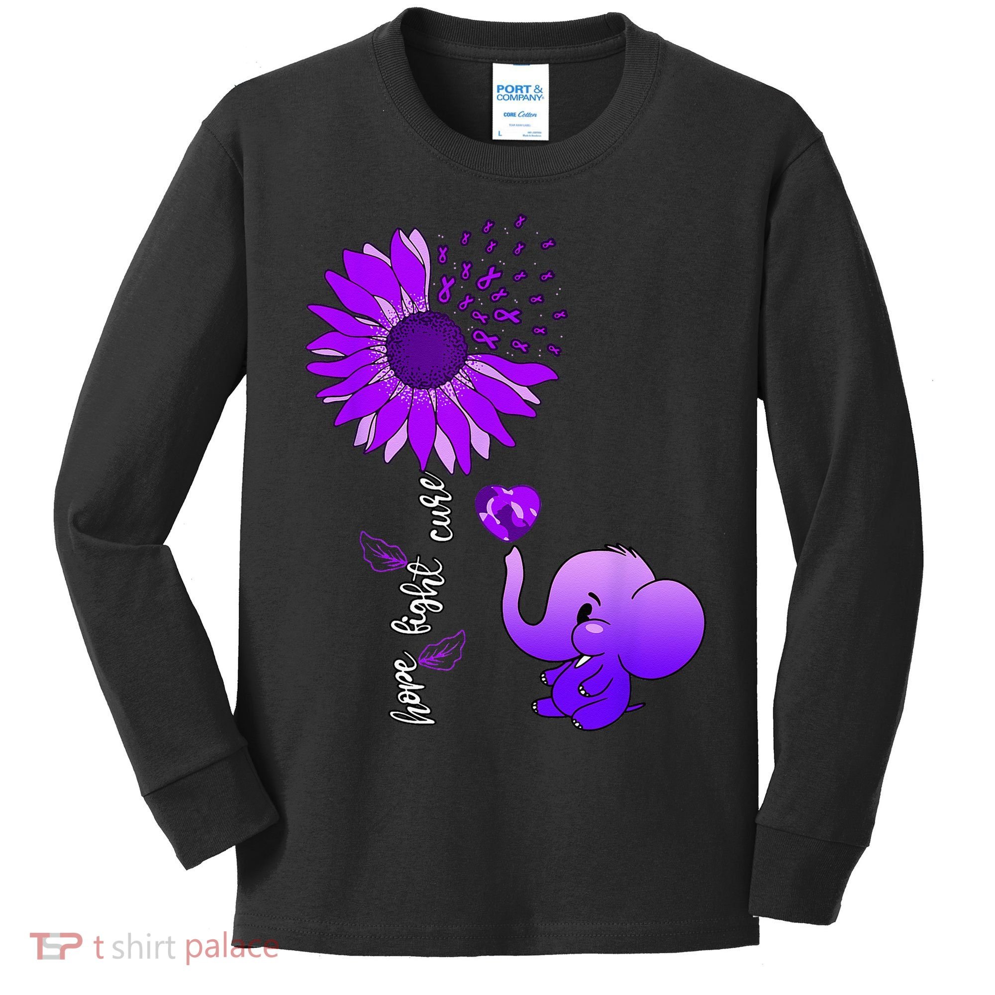 Alzheimers Awareness Kids Long Sleeve Shirt
