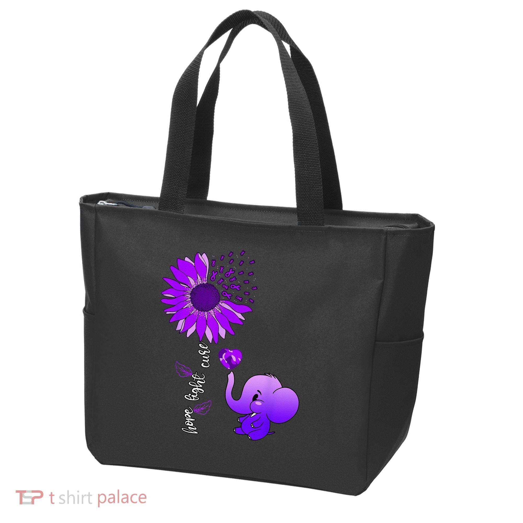 Alzheimers Awareness Tote Bag