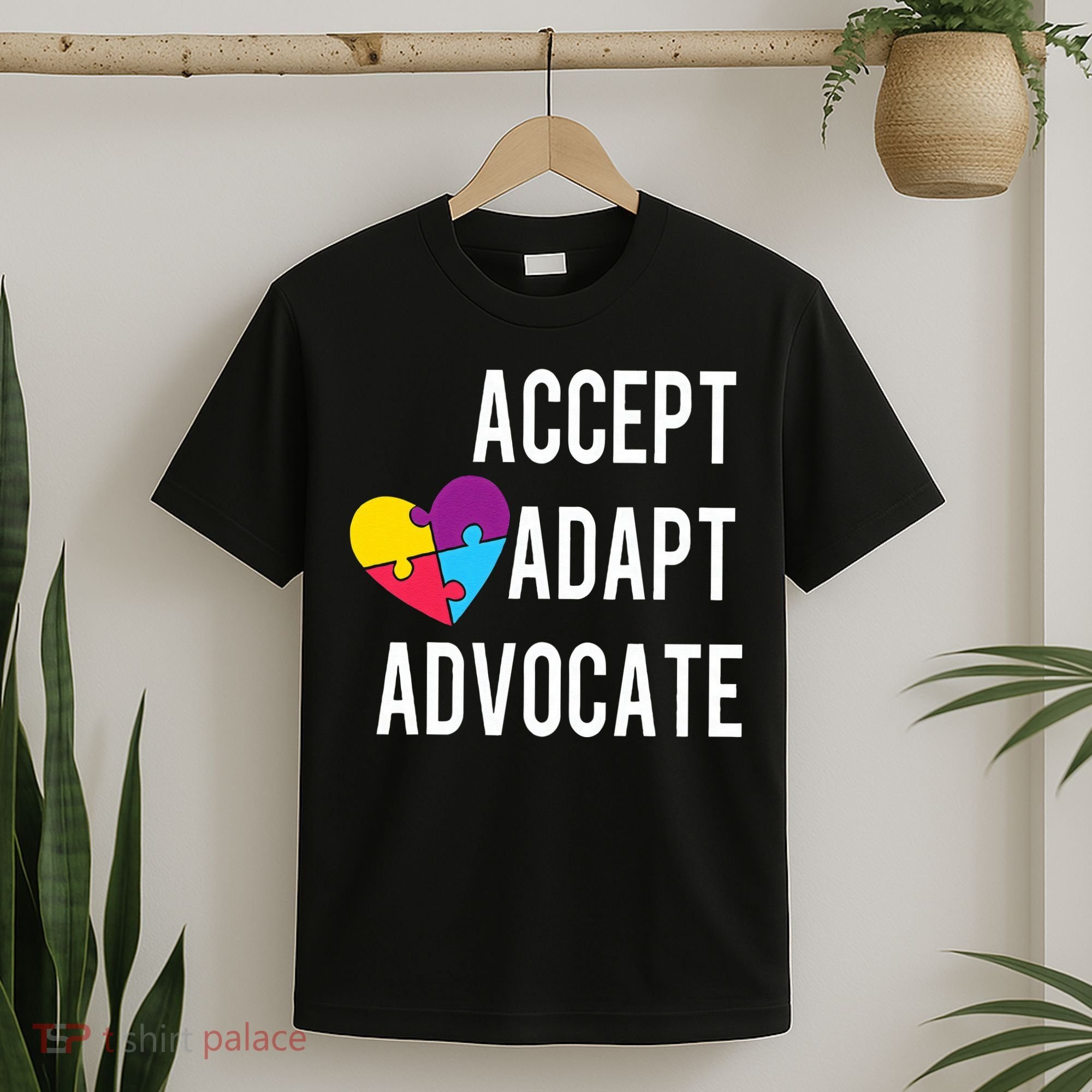 Autism Awareness Accept Adapt Advocate Autism Gift T-Shirt