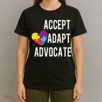 Autism Awareness Accept Adapt Advocate Autism Gift T-Shirt thumb 4