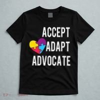 Autism Awareness Accept Adapt Advocate Autism Gift T-Shirt thumb 5