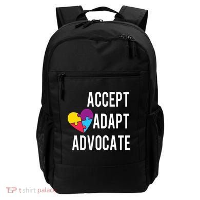 Autism Awareness Accept Adapt Advocate Autism Gift Backpack
