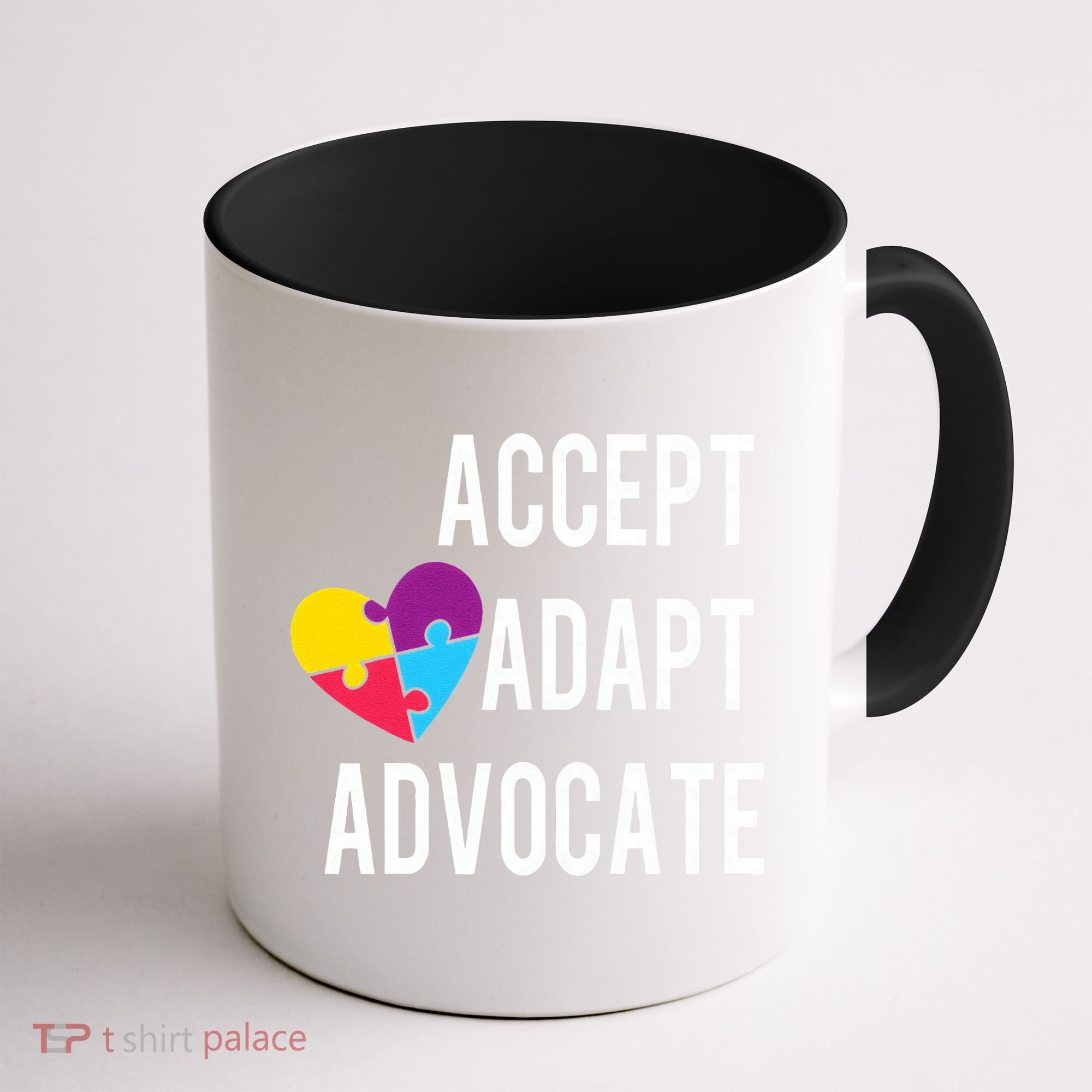 Autism Awareness Accept Adapt Advocate Autism Gift Coffee Mug