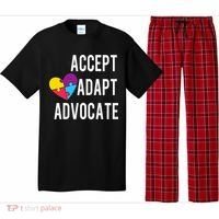 Autism Awareness Accept Adapt Advocate Autism Gift Pajama Set thumb 0