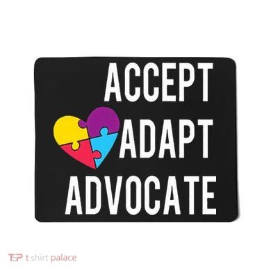 Autism Awareness Accept Adapt Advocate Autism Gift Mousepad
